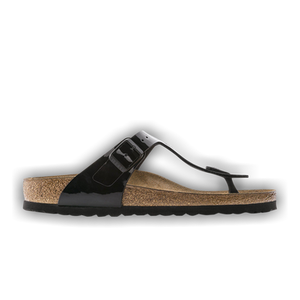 Birkenstock Wmns Gizeh Birko-Flor Patent 'Black'