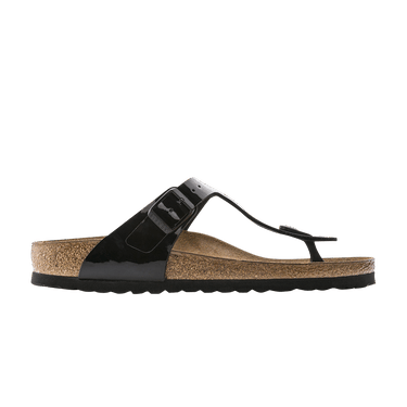 Birkenstock Wmns Gizeh Birko-Flor Patent 'Black'
