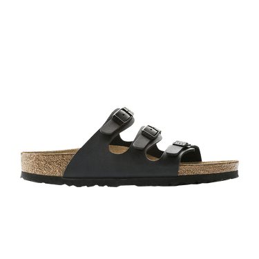 Birkenstock Wmns Florida Soft Footbed Birko-Flor 'Black'
