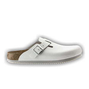 Birkenstock Boston Soft Footbed Sandal 'White'