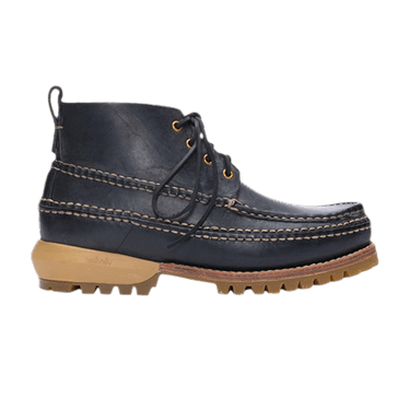 Visvim Kanawa Moc Mid-Folk 'Black'