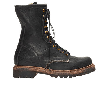 Visvim Scout Plain Toe HI-Folk Boot 'Black'