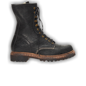 Visvim Scout Plain Toe HI-Folk Boot 'Black'