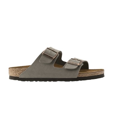 Birkenstock Arizona Birkibuc 'Stone'
