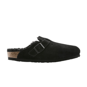 Birkenstock Boston Shearling Suede 'Black'