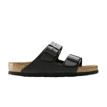 Birkenstock Arizona Soft Footbed Birko-Flor Narrow 'Black'