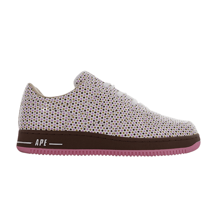 Bapesta Low 'Brown Pink Polka Dots' 0607FS 001