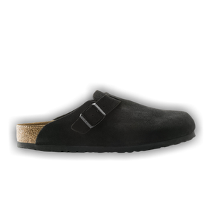 Birkenstock Boston Soft Footbed Suede 'Black'