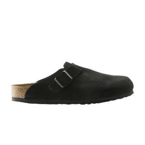 Birkenstock Boston Soft Footbed Suede 'Black'