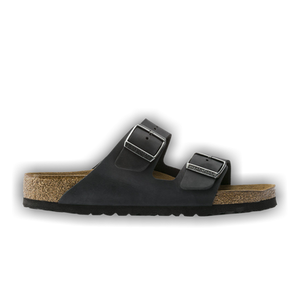 Birkenstock Arizona Soft Footbed Oiled Leather 'Black'