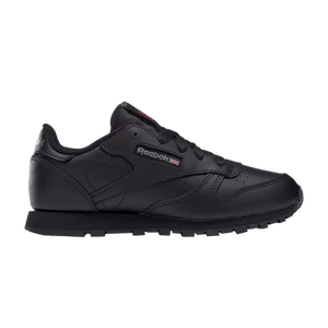 Reebok Classic Leather Little Kid 'Triple Black'