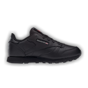 Reebok Classic Leather Little Kid 'Triple Black'