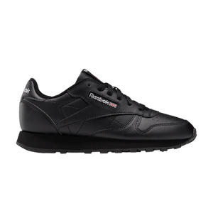 Reebok Classic Leather Big Kid 'Triple Black'