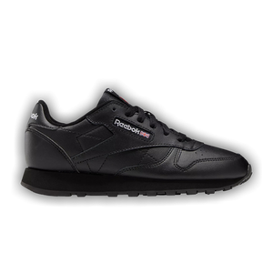 Reebok Classic Leather Big Kid 'Triple Black'