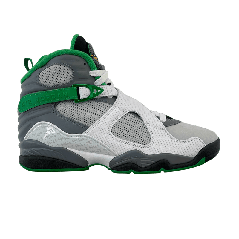 Air Jordan VIII 'University of Oregon - Pure Platinum' PE SP22 MNJDLS 661 AJ8 1300135 DSXG