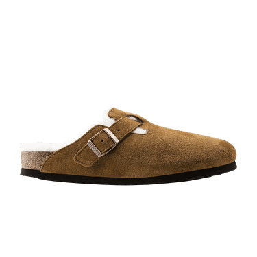 Birkenstock Boston Shearling Suede 'Mink'