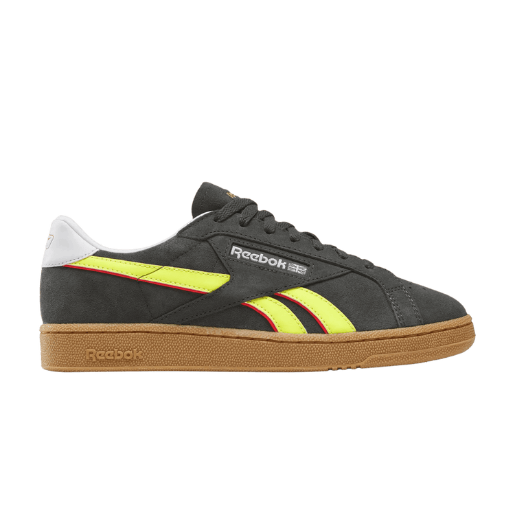Reebok Club C Grounds UK 'Black Electric Yellow Gum' 100209036