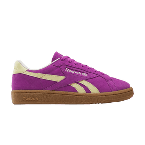 Reebok Wmns Club C Grounds UK 'Purple Rave Bleached Yellow'