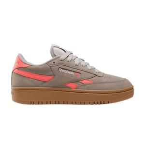 Reebok Wmns Club C Double Revenge 'Gritty Grey/Sunset Coral/Gum'