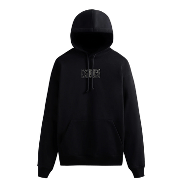 Kith For Spider-Man Web Logo Hoodie 'Black'