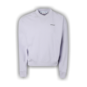 Off-White Caravaggio Arrow Over Crewneck 'Dusty Lilac/Black'