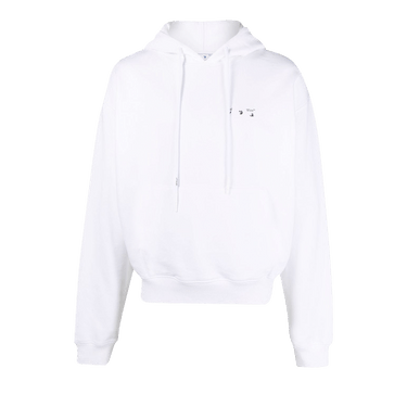 Off-White Caravaggio Paint Over Hoodie 'White/Black'
