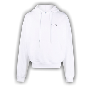 Off-White Caravaggio Paint Over Hoodie 'White/Black'