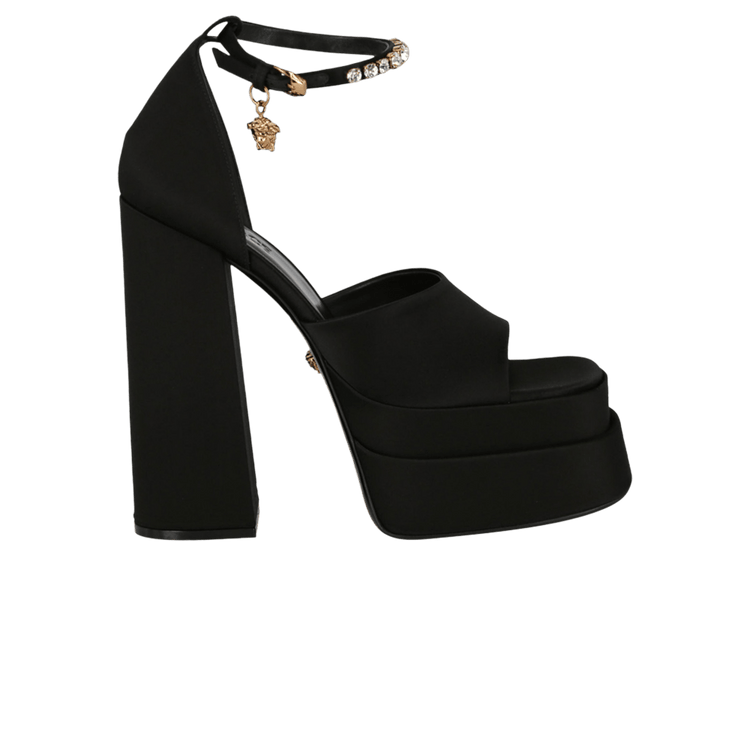 Versace Wmns Medusa Aevitas Platform Sandal 'Black' 1007717 DRA67 1B00V