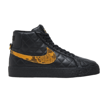 Supreme x Nike Zoom Blazer Mid QS SB 'Black Snakeskin'