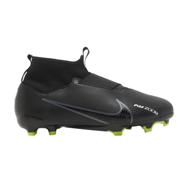 Nike Zoom Mercurial Superfly 9 Academy FG MG GS 'Black Dark Smoke Grey'