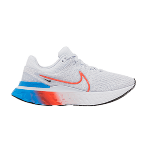Nike Wmns React Infinity Run Flyknit 3 'Grey Bright Crimson'
