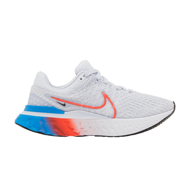 Nike Wmns React Infinity Run Flyknit 3 'Grey Bright Crimson'