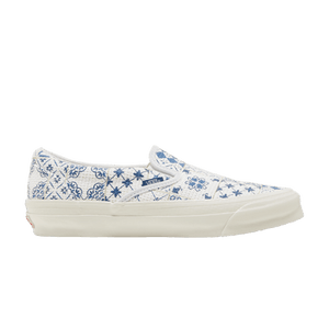 Kith x Vans OG Classic Slip-On LX 'Azulejo Tile'