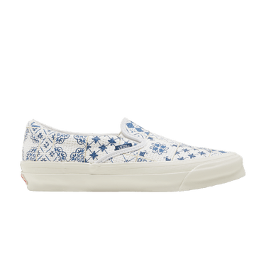 Kith x Vans OG Classic Slip-On LX 'Azulejo Tile'