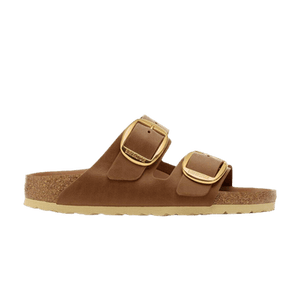 Birkenstock Wmns Arizona Big Buckle Oiled Leather Narrow 'Cognac'