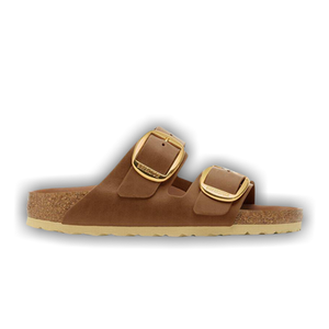 Birkenstock Wmns Arizona Big Buckle Oiled Leather Narrow 'Cognac'