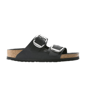 Birkenstock Arizona Big Buckle Oiled Leather Narrow 'Black'