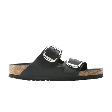 Birkenstock Arizona Big Buckle Oiled Leather Narrow 'Black'