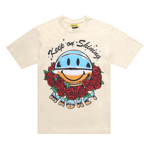 Market Smiley Keep On Shining Tee 'Cream'