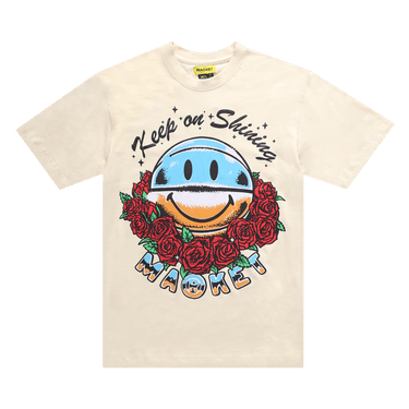 Market Smiley Keep On Shining Tee 'Cream'