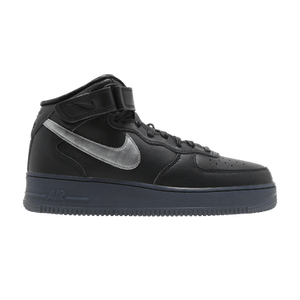 Nike Air Force 1 Mid Premium 'Black Metallic Silver'