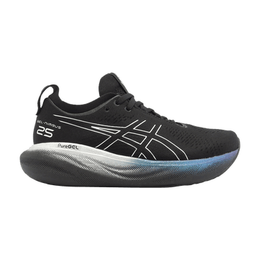 Asics Wmns Gel Nimbus 25 Platinum 'Black Pure Silver'