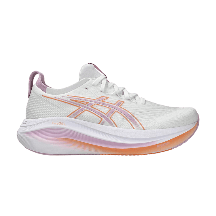 ASICS Wmns Gel Nimbus 27 Wide 'White Light Ube' 1012B752 101