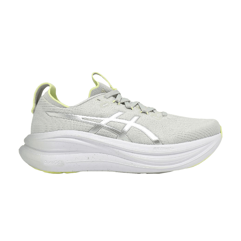 ASICS Wmns Gel Nimbus 28 Platinum 'Platinum Glow Green' 1012C068020