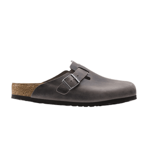 Birkenstock Boston Soft Footbed Oiled Leather 'Iron'