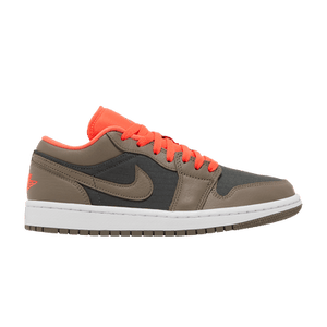 Wmns Air Jordan 1 Low SE 'Black Olive Bright Crimson'