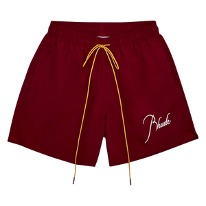 Rhude Logo Swim Short 'Bordeaux'