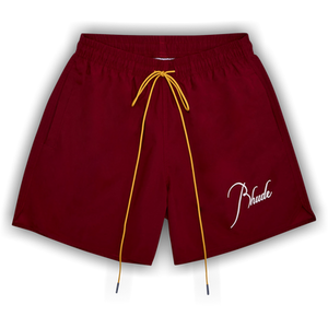 Rhude Logo Swim Short 'Bordeaux'