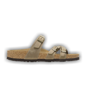 Birkenstock Wmns Franca Oiled Leather Sandal 'Tobacco Brown'