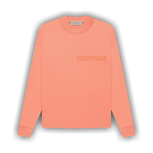 Fear of God Essentials Long-Sleeve Tee 'Coral'